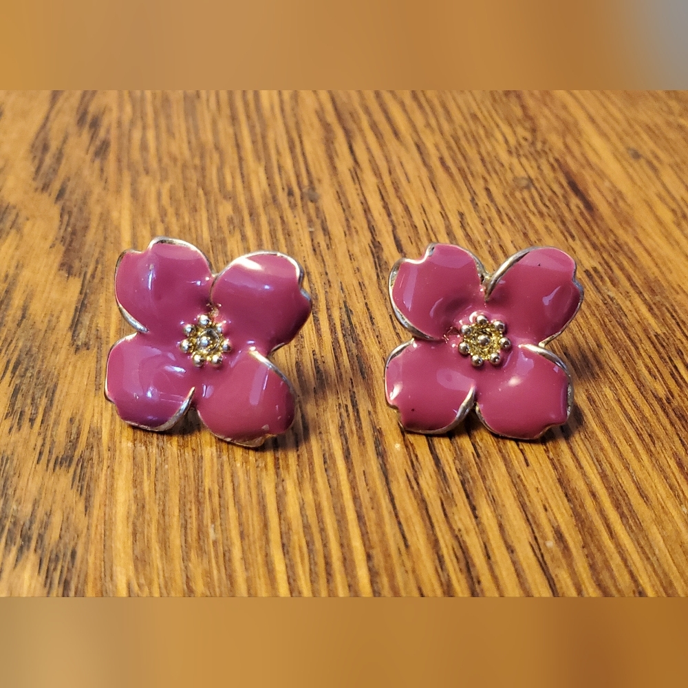 Enamel Earrings